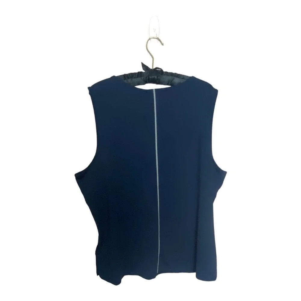 NWT Women Puma Sleeveless Athletic Shirt XXL Navy. UV protection and reflective - Picture 3 of 3